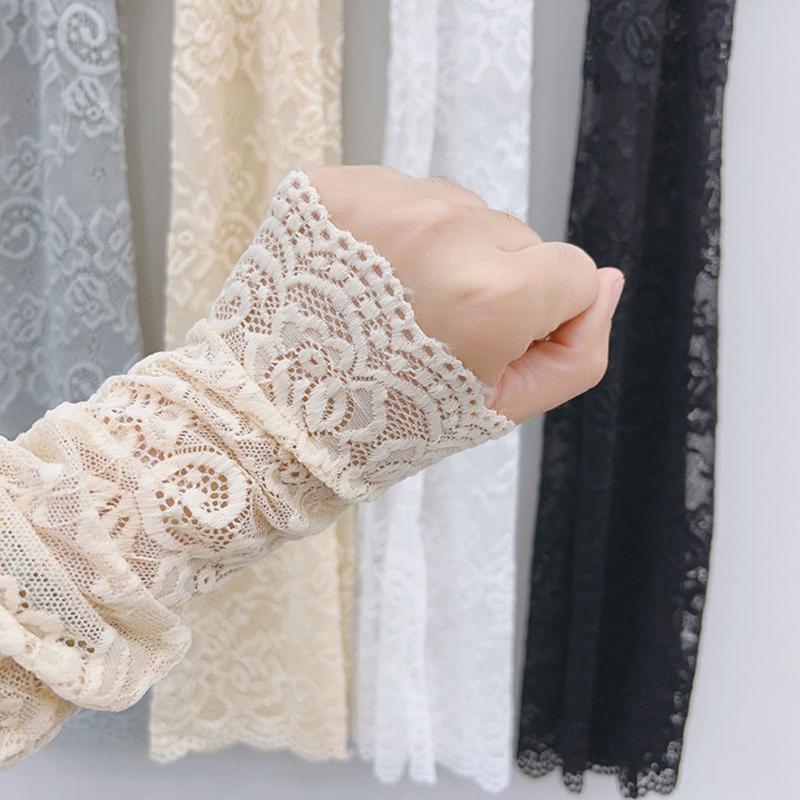 Product Introduction of Sunscreen Sleeves, Outdoor Sunshade, Lace Ice Sleeves, Ladies Sunscreen Sleeves 7