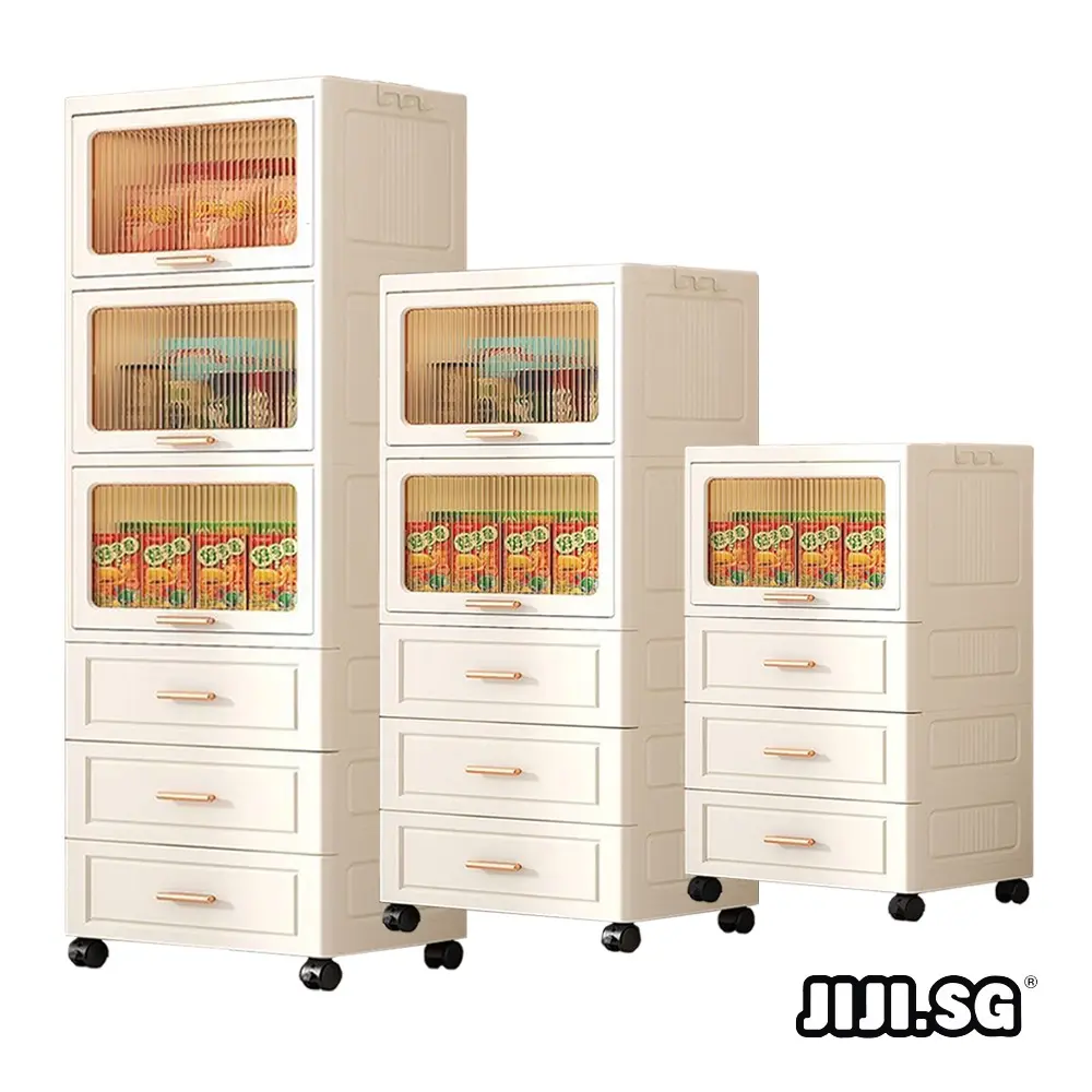 (JIJI.SG) LACEE Flip Top Drawer Cabinet - Storage / Cabinet / Drawer / Organizer / Plastic Storage Box