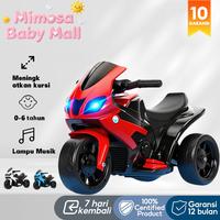 Gambar 【 Mimosa Baby Mall】Kids Motorbike Ride On Motorcycle Boys Electric Motorbike Three Wheeled Motorcycle - Merah dari Mimosa Baby Mall Kab. Tangerang 1 Tokopedia