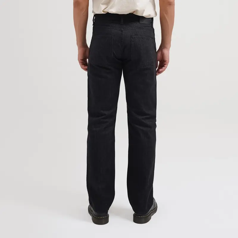 Lee Cooper Straight Fit Jeans Harry Rinse Black Rustic 1