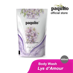SABUN CAIR BODY WASH PAQUITO LYS D AMOUR REFILL 400 ML
