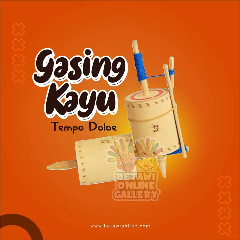 Gasing / Gangsing / Pangggal Bambu Mainan Tradisional Anak 4