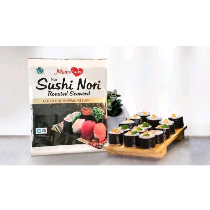 MamaSuka - Sushi Nori 20 gr ( isi 10 lembar  ) Seaweed 1
