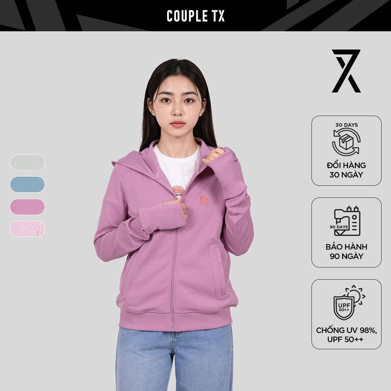  Áo Khoác Ninja Chống Nắng Chống UV UPF 50++ Nữ Couple TX Thun Co Giãn Form Regular WOK 2071 - Áo Chống Nắng Mùa Hè Thoáng Mát 