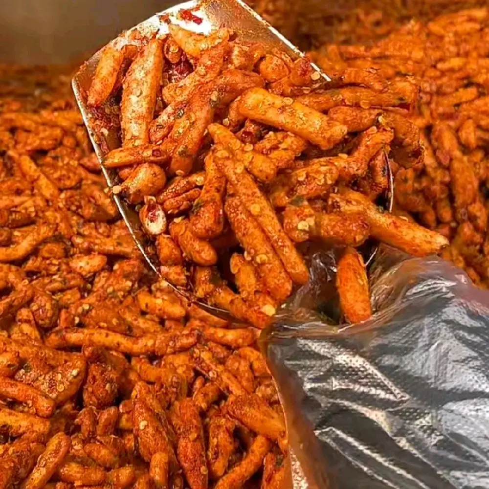 Basreng Ikan Stik Pedas Daun Jeruk 500grm Cemilan Kering Camilan Food