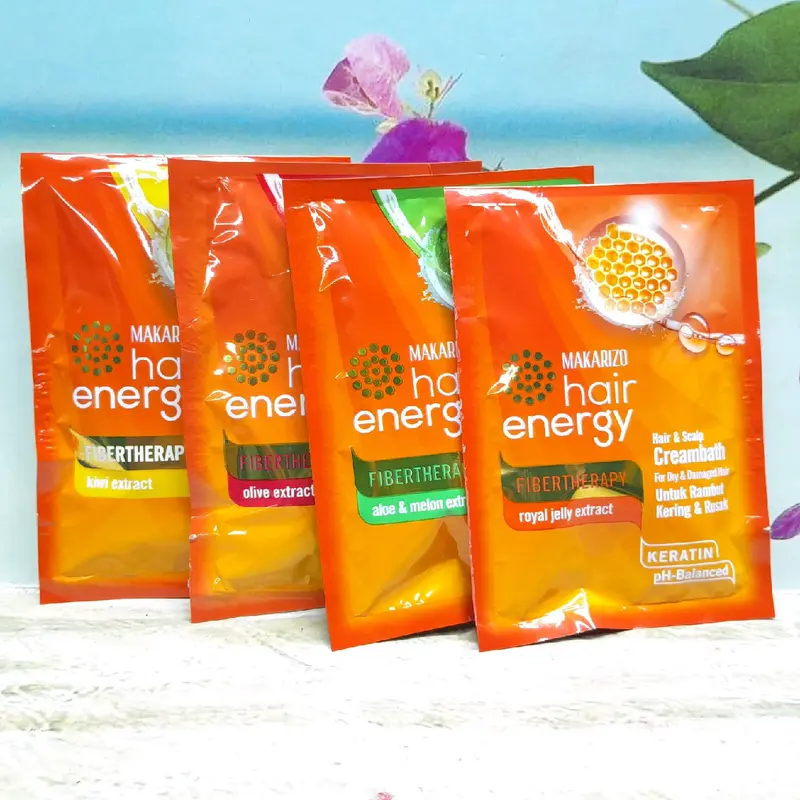 3 pcs ] Makarizo hair energy rambut creambath sachet 30ml original Conditioner Shampoo Perawatan 0