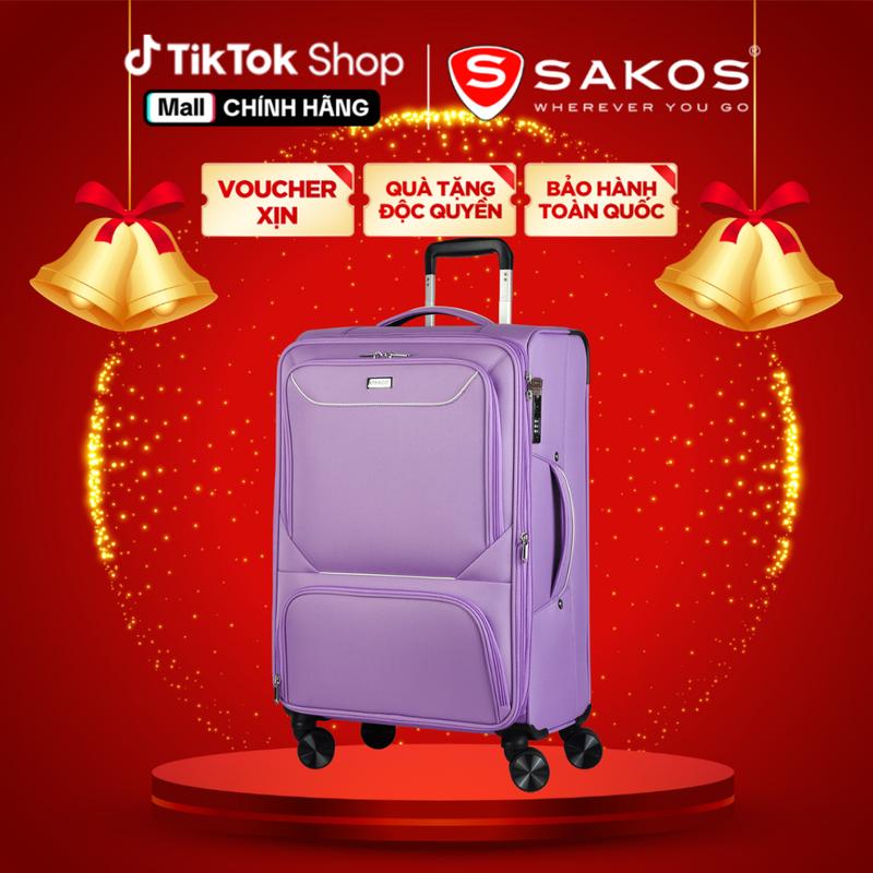  Vali Kéo Vải Du Lịch STARGO SATUS 6 - Size M  24 inch   Ký gửi - Chất liệu cao cấp trọng lượng siêu nhẹ Khóa TSA bảo mật an toàn 