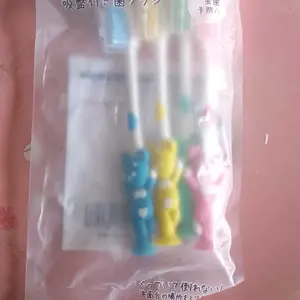 BISA COD H5630 4 Pcs Sikat Gigi Anak Lucu / Sikat Gigi Halus & Lembut Karakter Beruang Kelinci Mulut