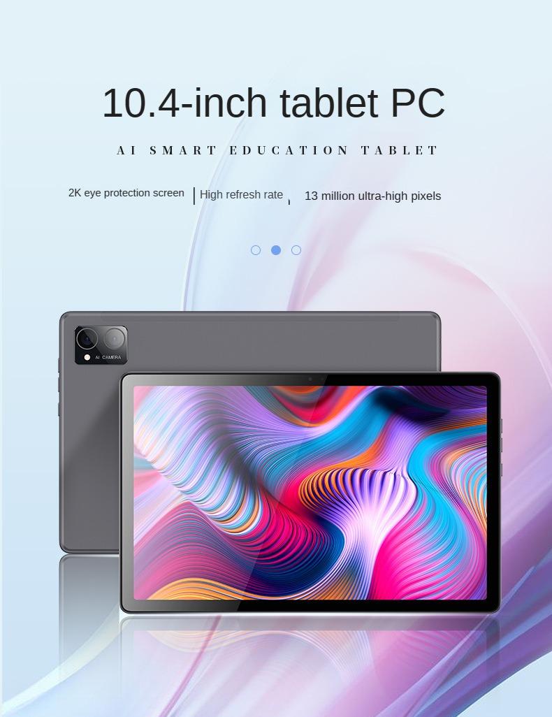 Product Introduction of Mobile Phone New K104 E-Sports Games Tablet Pc Android Card-Inserting Early Education Learning Machine Tablet Pc 2K Screen 1