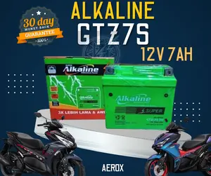 Aki Kering Motor Gel Suzuki Satria FU Super Alkaline Millenium Power GTZ7S 12V7Ah alt. YTZ7S GTZ6V YTZ6V MTZ6S