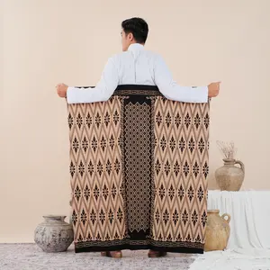 AT-THAR Sarung Goyor Premium Motif Babagaf Bahan Rayon Halus Adem Busana Muslim Pria Dewasa Ekclusive