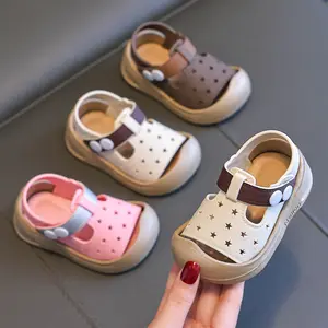 PROMO 4.4 IMPORT Okaybaby B434 Sepatu Sandal Anak Bayi Laki laki Perempuan Lucu Bahan Karet Kaki Anak-Anak Sendal Casual Cewek Anti Slip Anti Licin Umur 6 Bulan-3 Tahun Terbaru