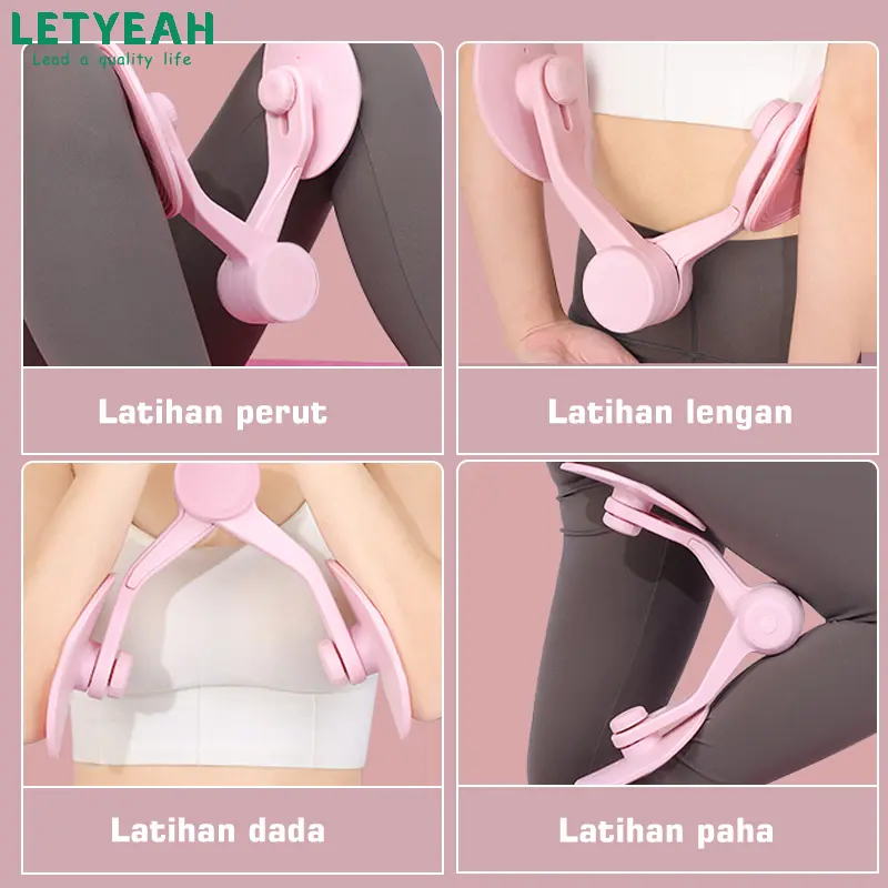 LetYeah Hip Trainer/Leg Abs Chest Trainer/Senam Kegel Alat Olahraga Wanita Di Rumah Fitness 3