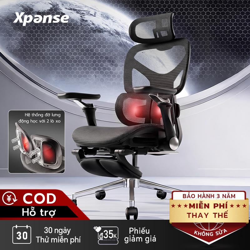 ghế công thái học Xpanse T9 ghế gaming đệm lưng kép 4 lò xo, lưới du pont ghế…