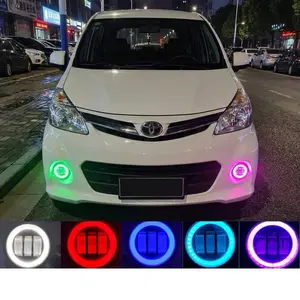 Foglamp Avanza, Xenia, Sigra, Calya Lampu Kabut Sorot Bemper Bawah Daymaker 3 Mata Mobil 3,5 Inch 12-24Volt Universal Car