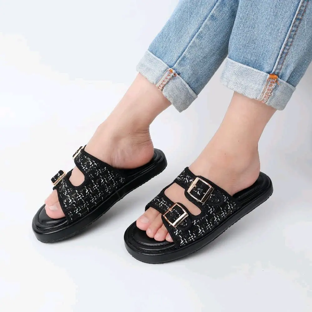 Sandal Wanita Selop MAHIRA kekinian / Ukuran 37-40 foam empuk nyaman di kaki