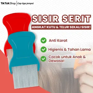 SERIT KUTU RAMBUT - Sisir Pembersih Kutu Rambut dan Telurnya