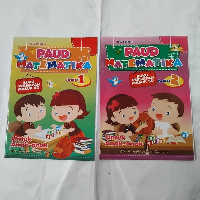 Product Introduction of Buku Paud Matematika Jilid 1 2 untuk Paud TK Persiapan Masuk SD  - PAH 1