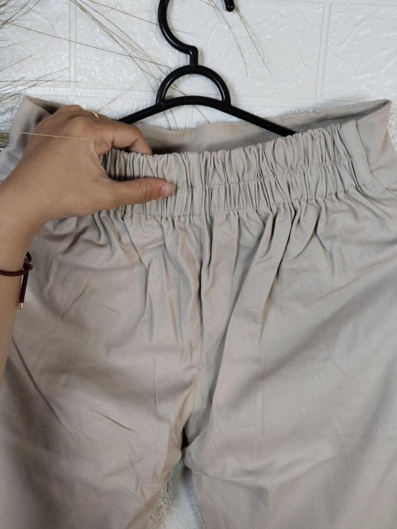 Product Introduction of Celan Panjang Wanita Baggypants Katun Twill Combed - Bahan Halus dan Adem, Melar dan Tidak Mudah Kusut 8