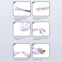 Gambar Vention B04-H Konektor RJ45 Cat7 Network Panel Adapter - 1 pcs dari Vention Authorized Store Kota Administrasi Jakarta Barat 5 Tokopedia