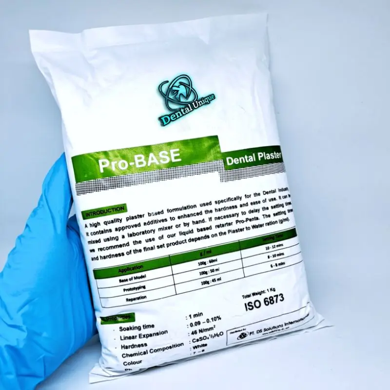 Kapur putih/gips bahan cor gigi (pro-BASE) Dental plaster