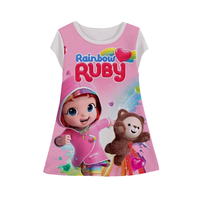 Dress Anak Rainbow Ruby Karakter Tunik-RainbowRuby-4-designWD - Gudang Dress 3D