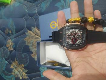 Product Review of 【003Harga telah diganti, cepat beli】BIDEN Jam Tangan Pria Anti Air Olahraga Multifungsi Tali Silikon Pria Jam Tangan Cowok Original YNR028 from R**_ 0