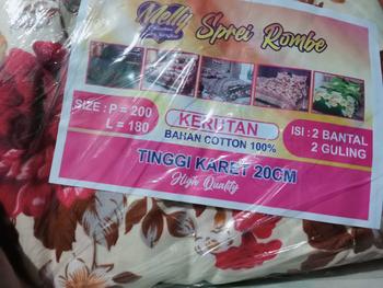 Product Review of Sprei Rumbai ( Rempel ) 180x200 & 160x200 Homemade Motif Bunga Aesthetic tINGGI 40 CM Bantal King Sarung from _**_ 1