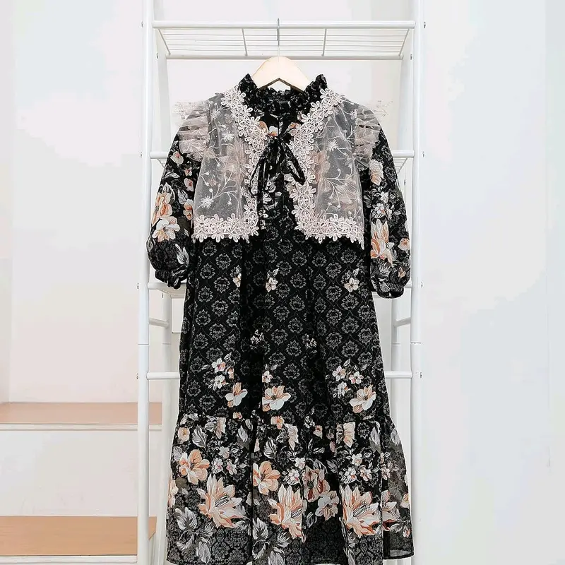 Qiana kids Dress Ceruty printing Motif Fashion Anak Cantik 2