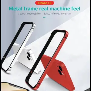 New Iphone 13 / Pro / Pro Max Aluminium Metel Frame Bazel Bumper Case