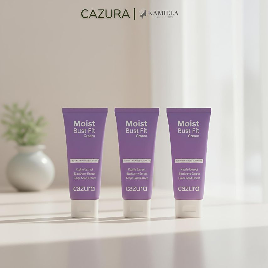 [TRIPLE PACK] CAZURA Cream 3PCS - ORIGINAL 100% | Mengencangkan, Melembutkan & Menutrisi