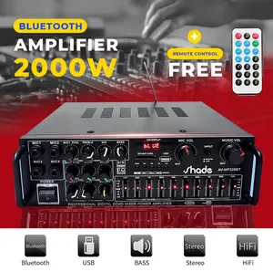 (ORIGINAL) Audio Amplifier Sunbuck Fleco AV-MP326BT - Amplifier Bluetooth USB/SD/FM/MP3- FLECO TERBARU ~TC