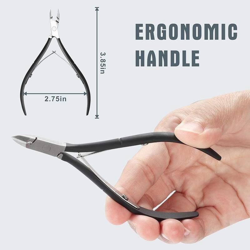 Product Introduction of Professional Cuticle Cutter Pusher Trimmer Manicure Tools with Double Spring Nail Care Tool for Manicure Pedicure Beauty Spa Saloon 2