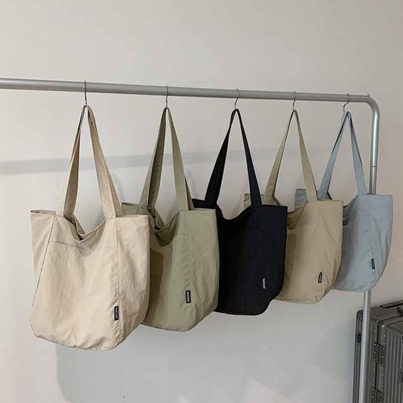 Beg Tote Kasual Nilon Kalis Air, SS24 2024 Ketibaan Baru, Untuk Wanita ...