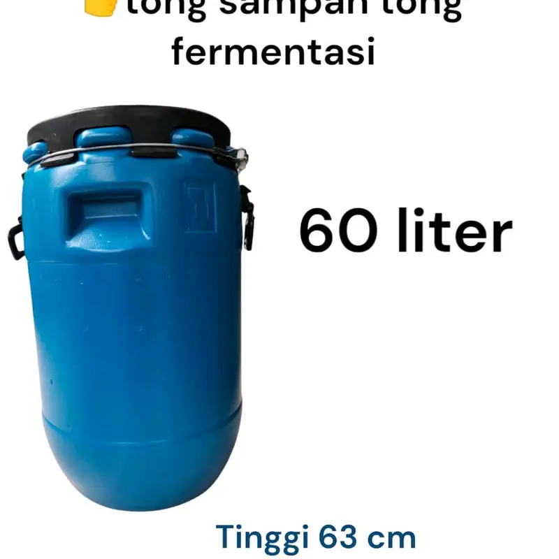 tong 60L gigi,tong samapah,tong fermentasi 0