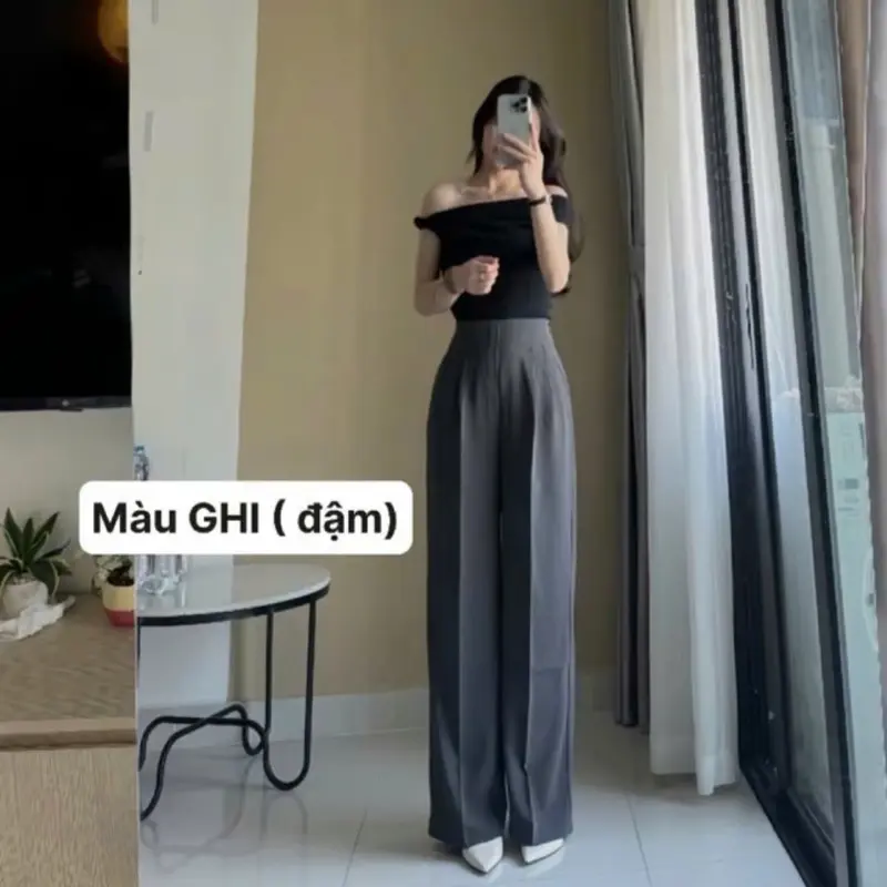 (CÓ PHIÊN BẢN CHO NẤM) QUẦN ỐNG SUÔNG CẠP LIỀN, KHOÁ SƯỜN CHẤT GOLD MỸ - MỀM MỊN, MÁT 2 PHÂN LOẠI CHIỀU DÀI 6