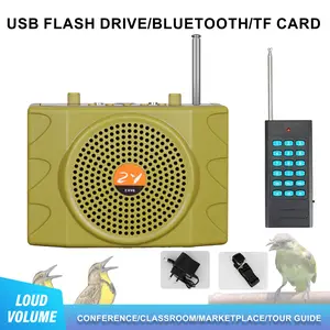 Bird Caller/Speaker Buruan Bluetooth/Pemanggil Buruan 25W MP3 USB radio / FM Dengan pengontrol jarak jauh Volume Besar 3.58 Inch Full  Frekuency Speaker