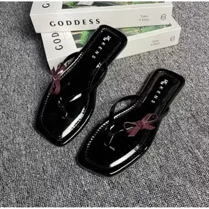 Sandal Teplek Wanita Motif Pitta Kekinian Size 37-40 Jepit Sendal Cewek Flat Stylish & Nyaman untuk Aktivitas Sehari-hari