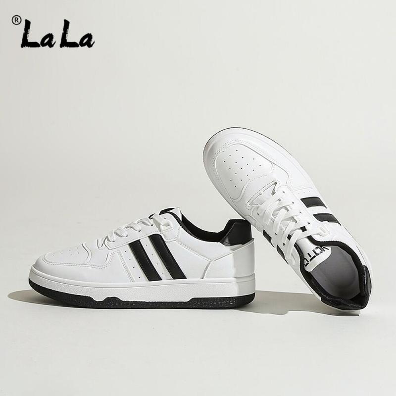 LALA Men's shoes 2023 new fashion small white shoes men's casual German training flat shoes niche original sports shoes 0