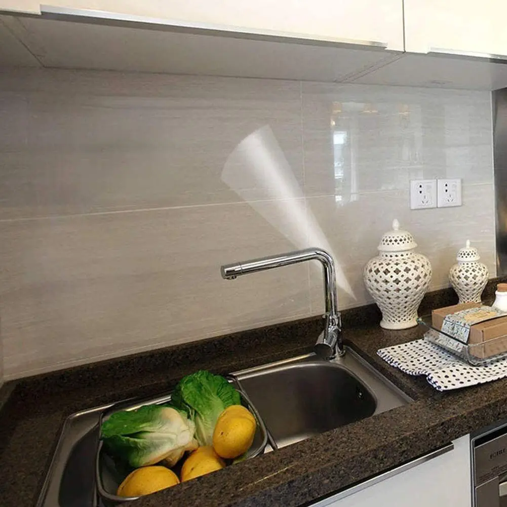 Miếng Dán Tường Chống Dầu Nhà Bếp, Miếng Dán Trong Suốt Vô Hình, Chống Ẩm Và Chống Bụi