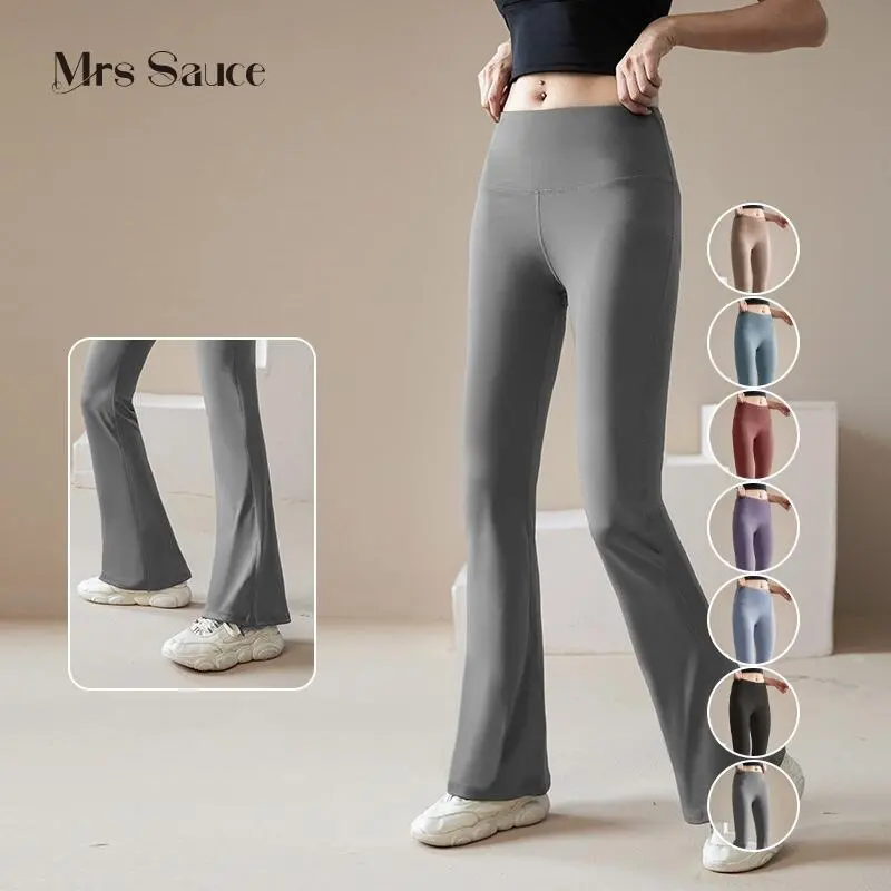 Slim fit Elegant Wide Leg Sports Yoga Flared Pants Special Leggings