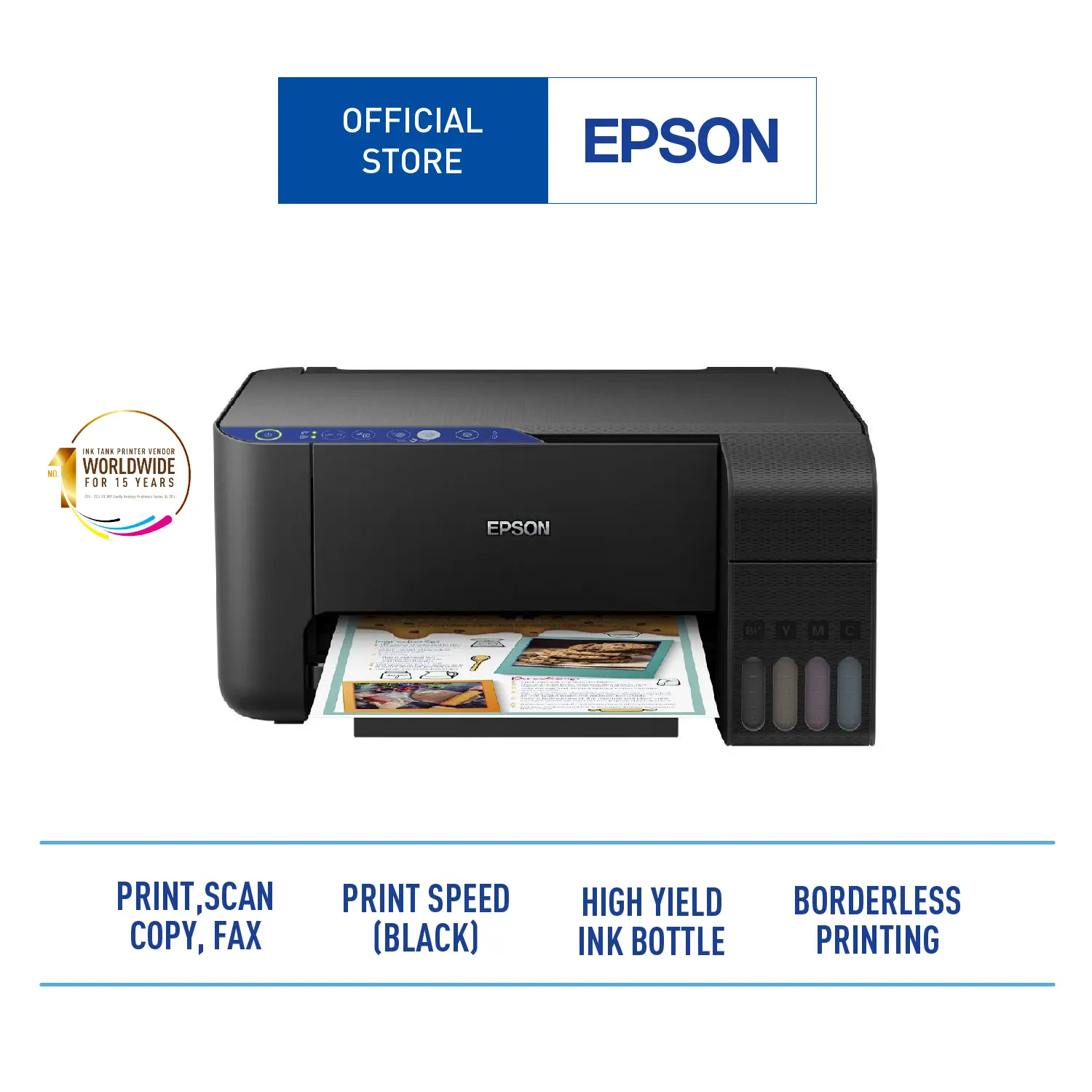 Printer EPSON L3211 TKDN InkTank Multifungsi Print Scan Copy