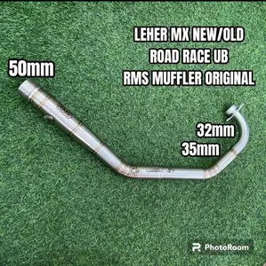 leheran mx king mx new mx old njmx road race rms muffler original wajib ub - njmx mx new