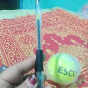 Bola Kasti Kuning Kualitas Premium / Bola Tenis Lapangan Pantulan Bagus / Tennis Ball / 6cm / Cod / Biru Baru