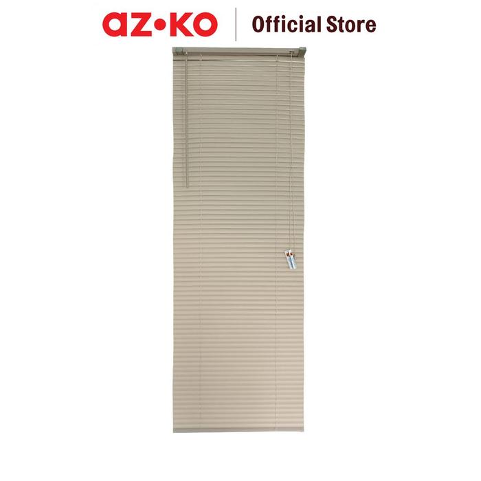 Gambar AZKO Forhom Venetian Blind PVC 60x180 cm - Krem Malt Horizontal Blind Window Slats Kerai Jendela Slatted Shade Tirai Bilah dari AZKO ID Kota Administrasi Jakarta Pusat Tokopedia
