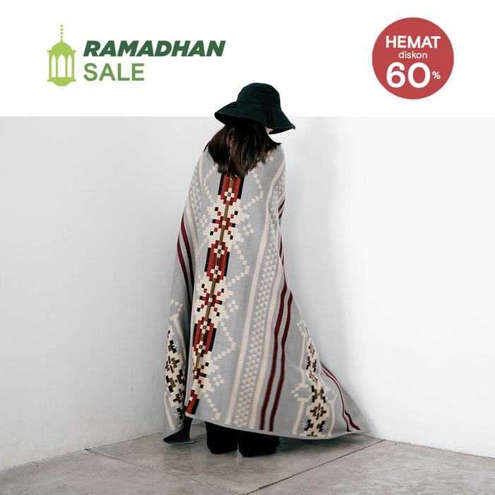 Gambar Pattent Goods Moona Grey Selimut Multiguna Kain dari Pattent Goods Kota Bandung Tokopedia