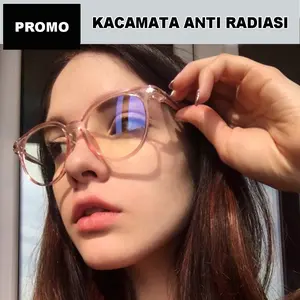 (COD) Kacamata Anti Radiasi Aksesoris Fashion Anak Sampai Dewasa Pria Wanita Cowok Cewek Perempuan Gaya Korea