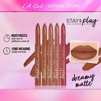 Gambar LA GIRL Stay & Play Matte Lip Crayon - Truly Yours	 dari LA Girl Indonesia Kota Administrasi Jakarta Barat 5 Tokopedia
