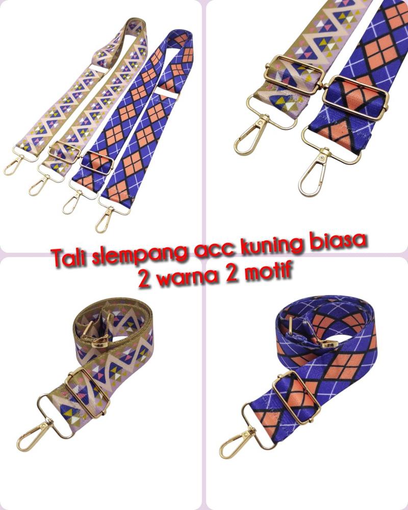Product Introduction of tali tas slempang lisban motif tebal & kuat  / acc premium gold 4