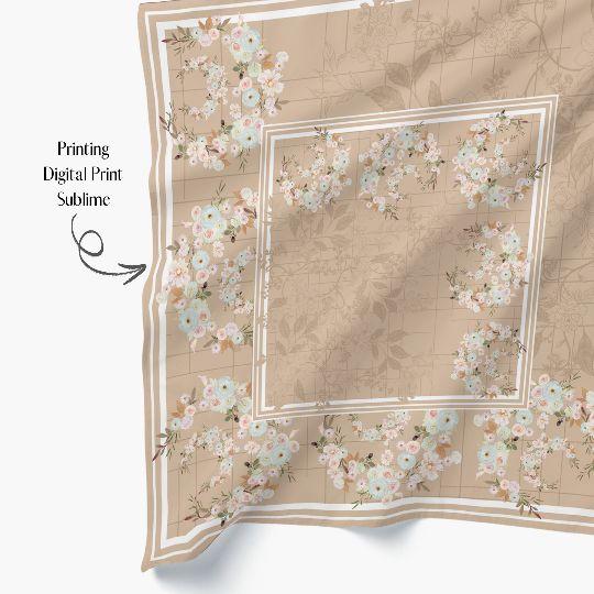 Hijab Segi Empat Voal Motif Series Sabrina Kerudung